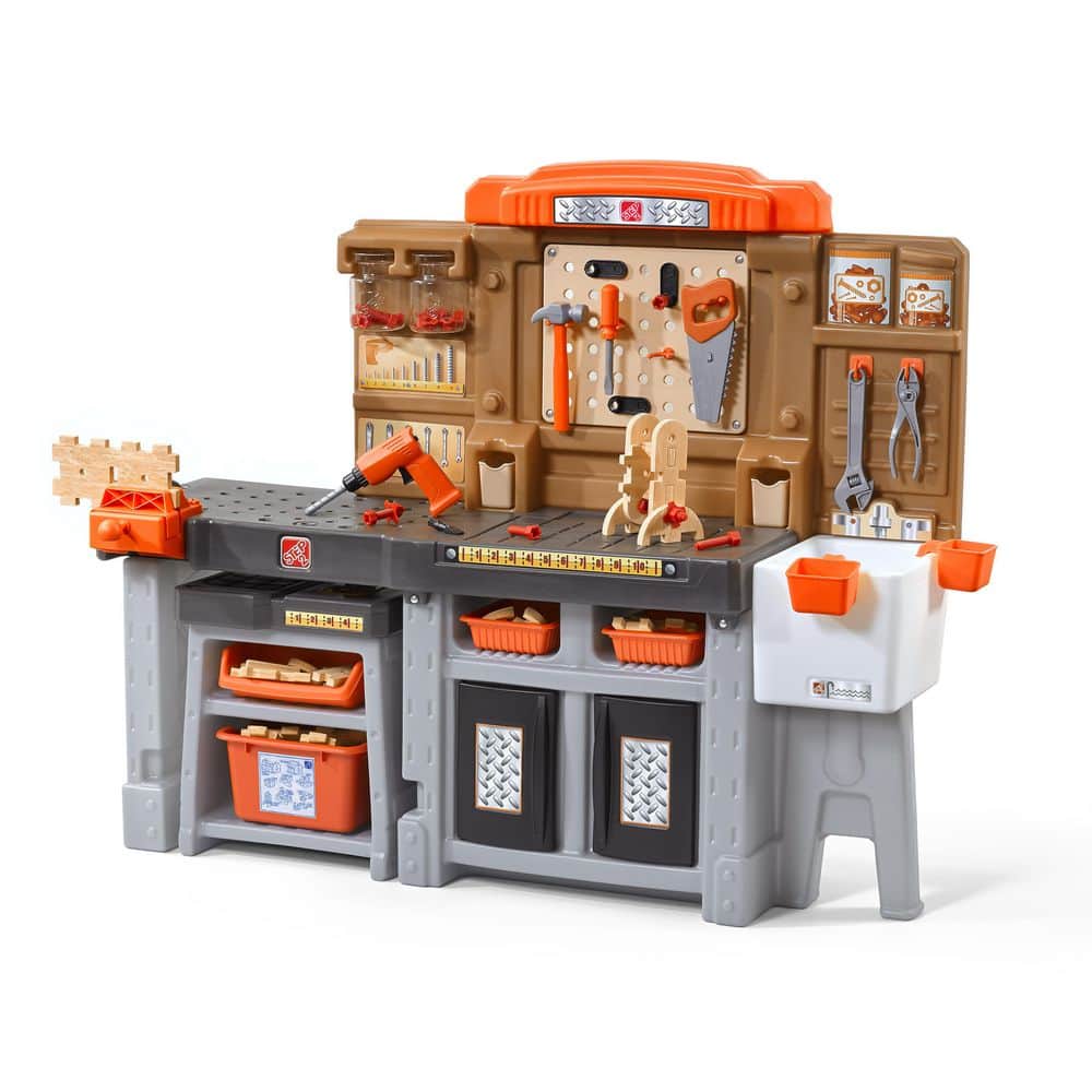 Step2 Pro Play Workshop and Utility Bench for Kids with 76-Piece