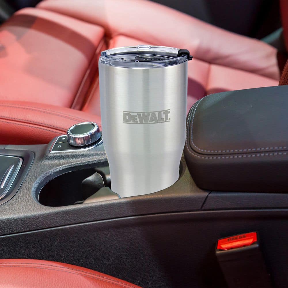 Tazza Termica Grunt Style Dad Defined In Acciaio Inox 304, Isolata Sottovuoto Con Coperchio, Colore Nero