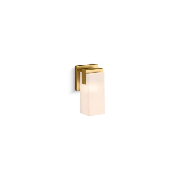 KOHLER Honesty 1-Light Brushed Moderne Brass Wall Sconce