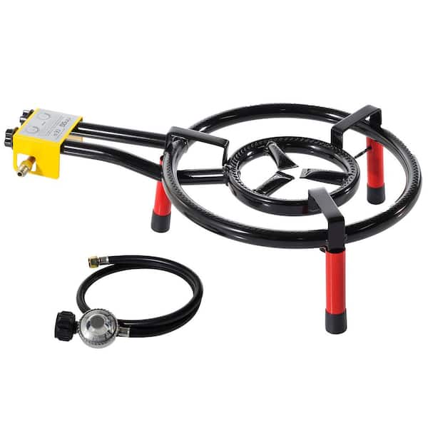 Flame Series Classic Kit with 16-In. Dual-Ringed Gas Burner and 5-In. Tabletop Stand for 16 Servings