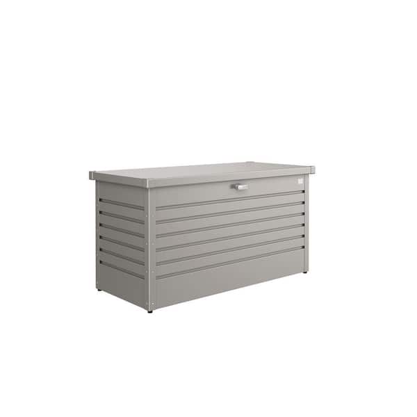 Leisuretime 120 Gal. 52.75 in. L x 24.4 in. W x 27.9 in H Quartz Gray Steel Deck Box