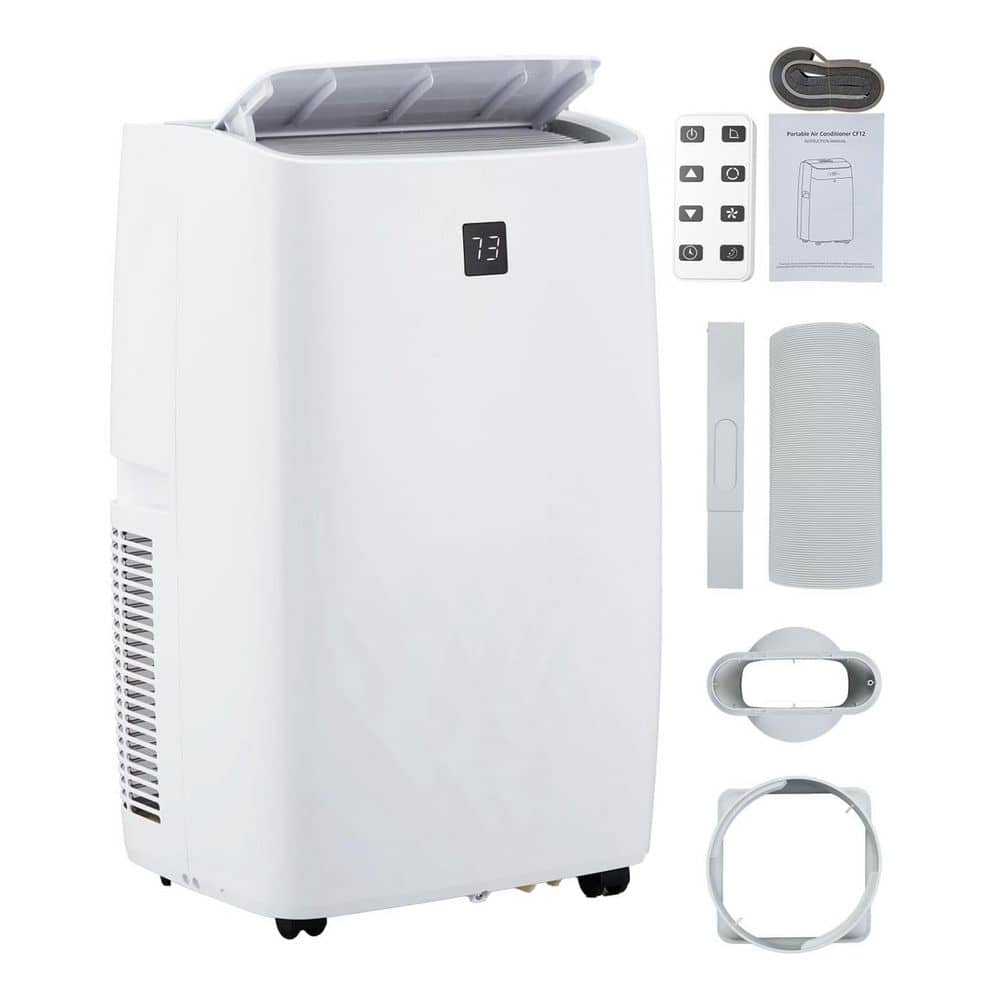 9,200 (DOE) BTU Portable Air Conditioner with Dehumidifier and Remote in White Cools 700 sq. ft. price history on PriceWatchPro
