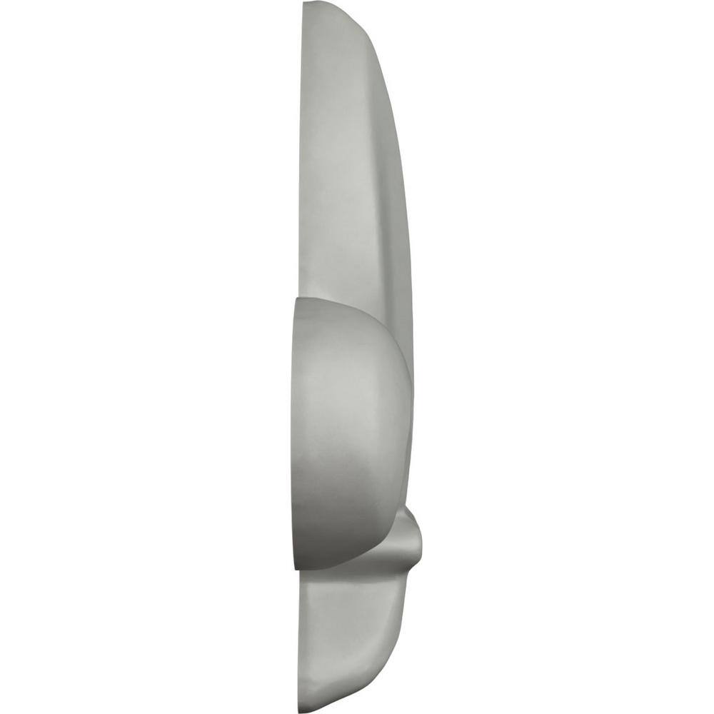 Swindon White Polyurethane Fleur de Lis Onlay Scroll