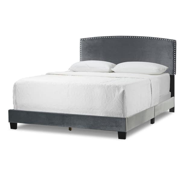 Box springless bed on sale frame queen