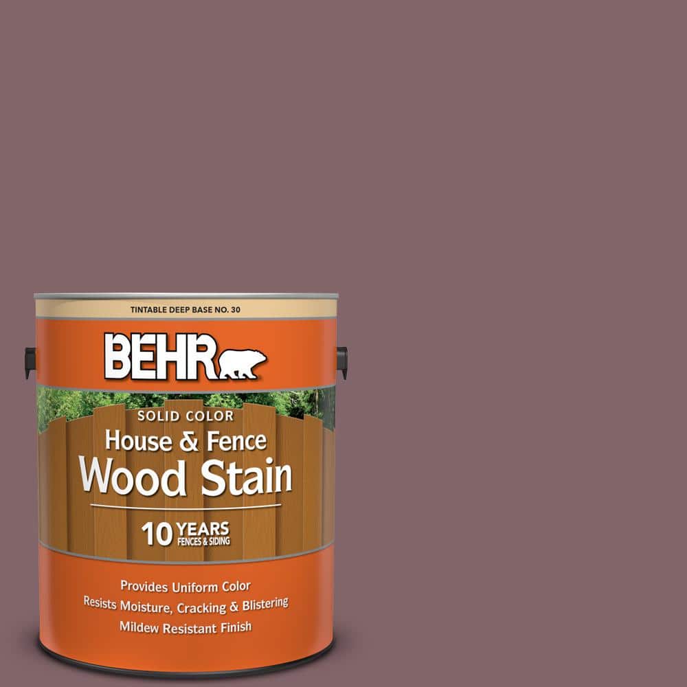 1 gal. #N120-6 Raisin in the Sun Solid Color House and Fence Exterior Wood 