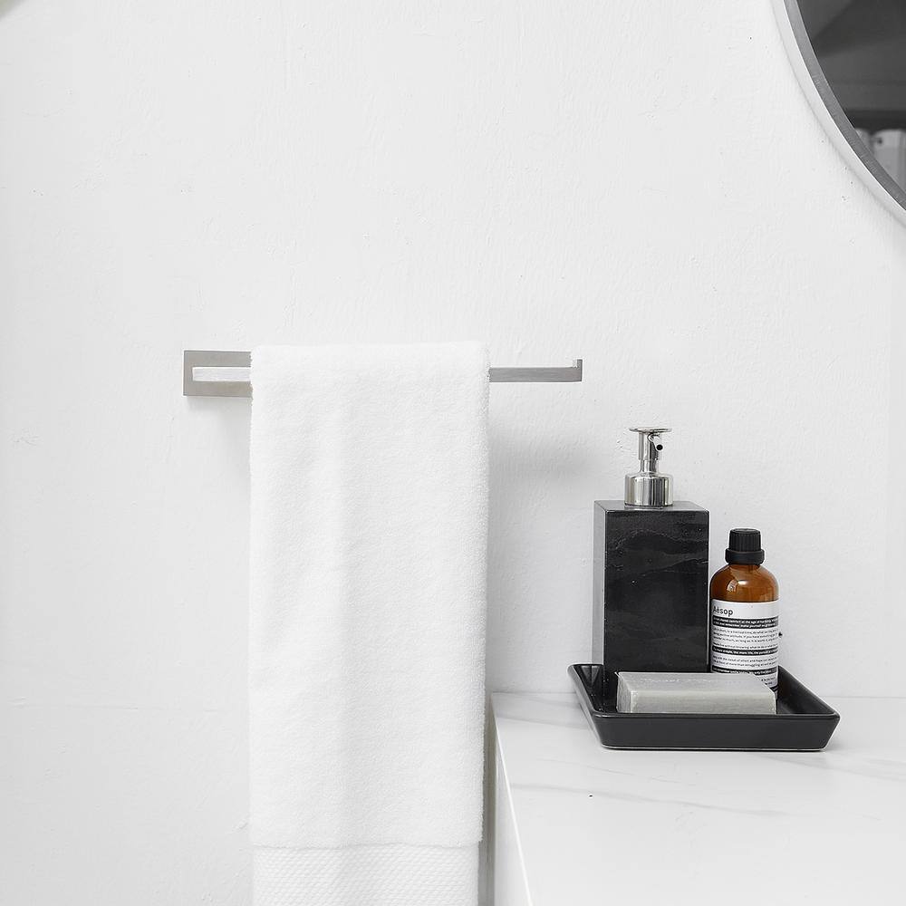 Brushed Nickel 4-Piece Stainless Steel Bathroom Hardware Set