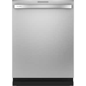 GE Profile 24 in. Stainless Steel Top Control Smart Built-In Tall Tub Dishwasher with Steam Cleaning and 42 dBA