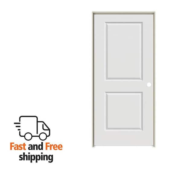 MMI DOOR 16 in. x 80 in. Smooth Carrara Right-Hand Solid Core