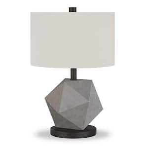 Kore 19-1/2 in. Metal/Concrete Table Lamp