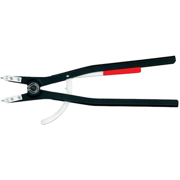 KNIPEX 5 in. 90 Degree Angled External Snap-Ring Pliers 46 21 A11 - The Home  Depot