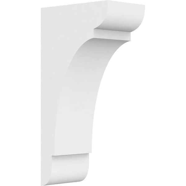 Ekena Millwork 5 in. x 18 in. x 9 in. Standard Olympic Architectural Grade PVC Corbel