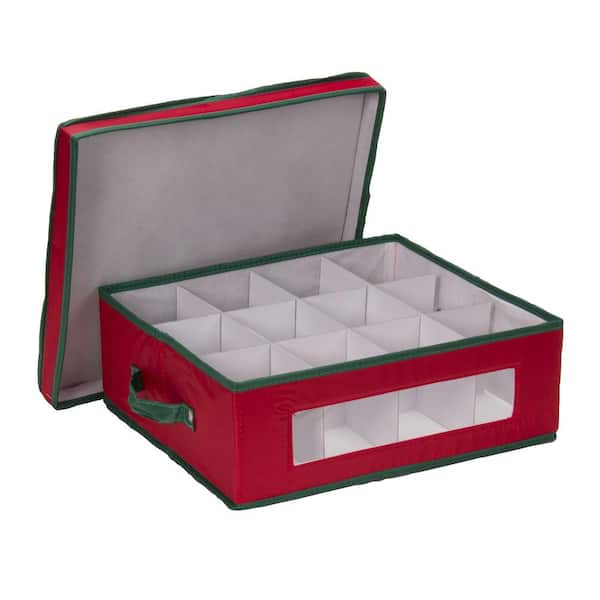 Unbranded 12-Qt. Cup Storage Box in Red