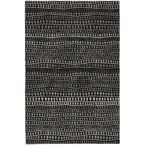 Dream Shag Premium Machine Washable Abstract ADS823 Taupe 5 ft. x 7 ft. 6 in. Area Rug