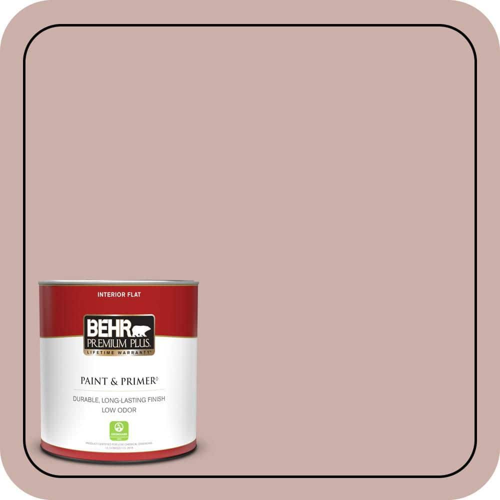 1 qt. Home Decorators Collection #HDC-CT-07A Vintage Tea Rose Flat Low Odor Interior Paint & Primer product image for price tracking