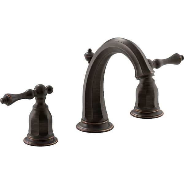 KOHLER Kelston 8 in. Widespread 2-Handle Water-Saving Bathroom Faucet in Oil-Rubbed Bronze