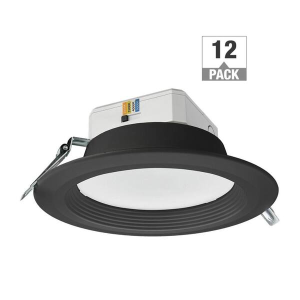 Reviews for ETI LIGHTING 8 in. Canless Black Adjustable CCT 3000 Lumens