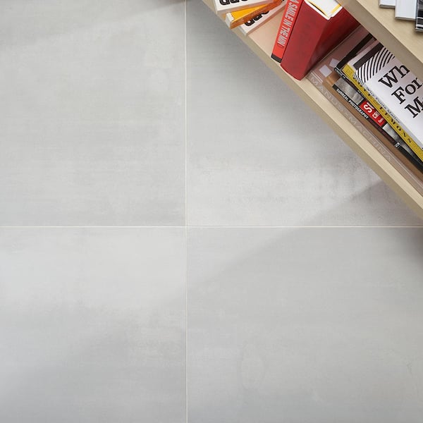 Hempstead Pearl 23.62 in. x 23.62 in. Matte Porcelain Floor and Wall Tile (11.62 sq. ft./Case)