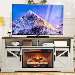 三菱LCD-40ML7 テレビ　WALLスタンド.fire sticktvセット FESTIVO 70 in. Freestanding Electric Fireplace TV Stand in Green