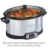 Hamilton Beach 7 Qt. Programmable Stainless Steel Slow Cooker with Built-In  Timer and Temperature Settings 33473G - The Home Depot