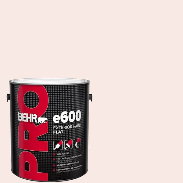 1 gal. #200C-1 Hush Pink Flat Exterior Paint