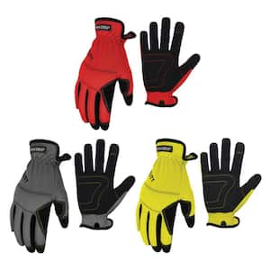 Large Utility Work Gloves (3-Pack)