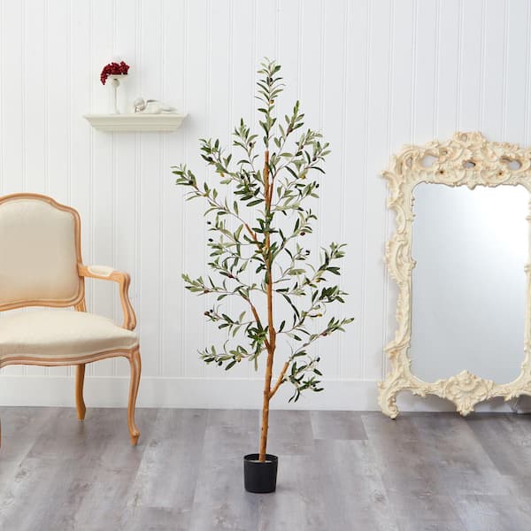 Nearly Natural 4.5 ft. Artificial Olive Tree T1517-V2 - The Home Depot