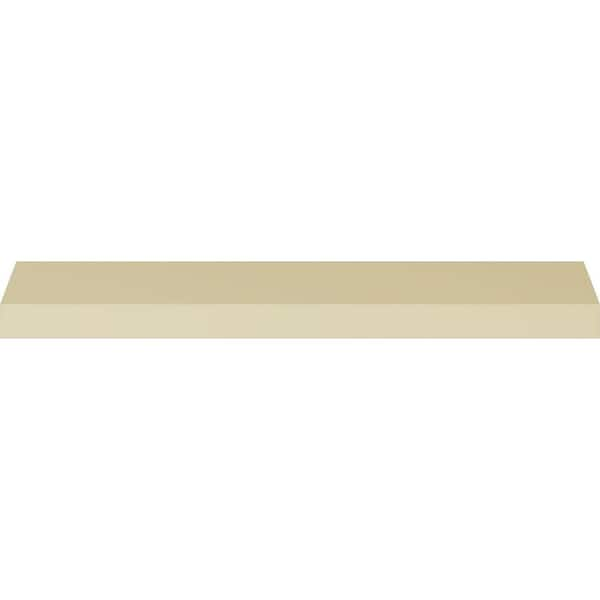 2-3/8 in. x 2-3/8 in. x 94-1/2 in. Polyurethane Classic Smooth Crown  Moulding