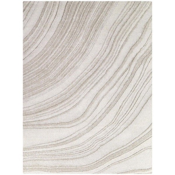 Mervyn Cream 7 ft. 10 in. x 10 ft. Abstract Area Rug