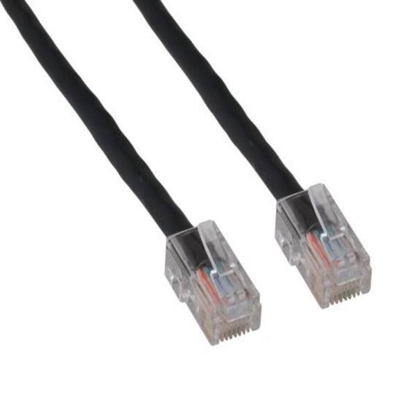 5 ft. Cat5e 350 MHz UTP Assembled Ethernet Network Patch Cable in Black