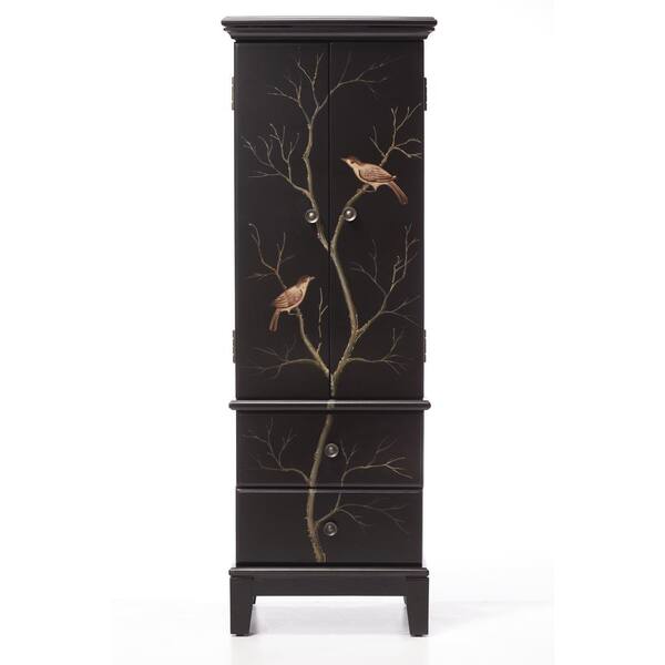 Unbranded Chirp Black Jewelry Armoire