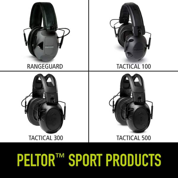 3M Peltor Sport RangeGuard Gray with Black Accents Earmuff RG-OTH