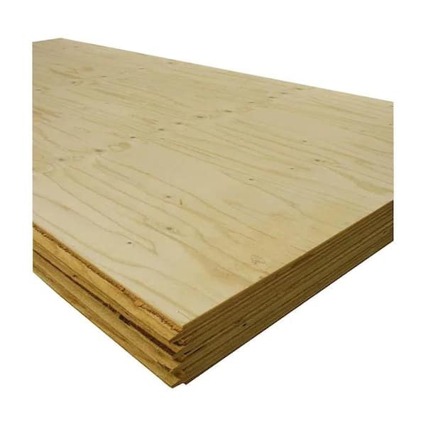 T&G Underlayment Plywood (Common: 1-1/8 in. x 4 ft. x 8 ft.; Actual: 1.069  in. x 48 in. x 96 in.) 724092 - The Home Depot