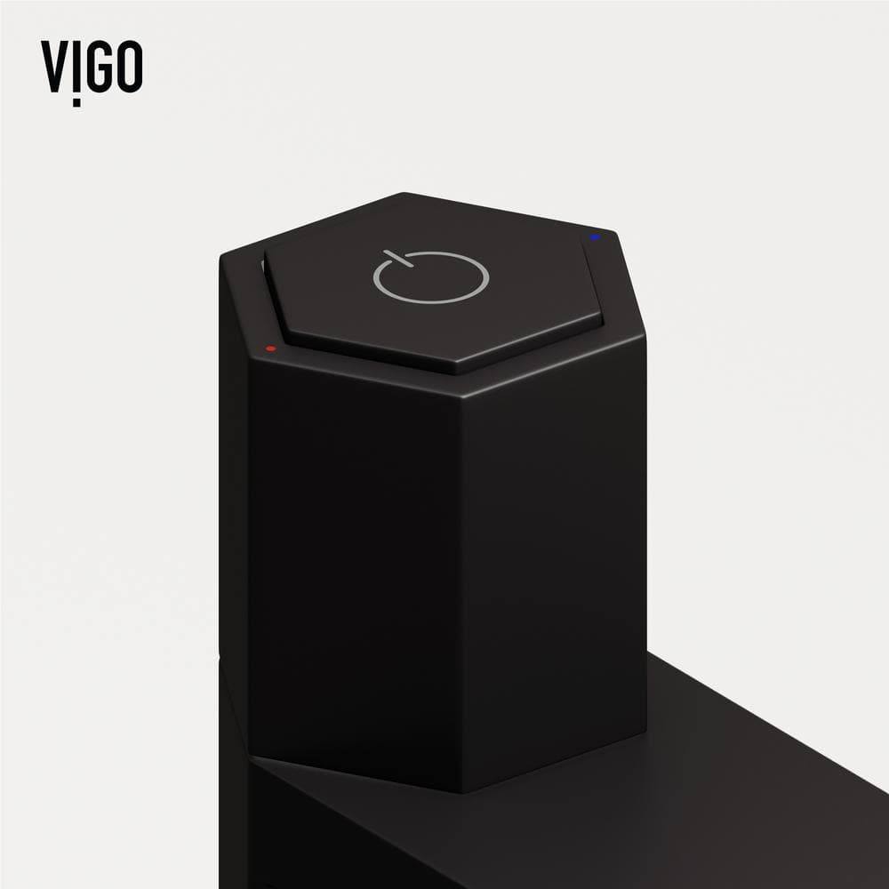 Nova Matte Black Single Handle Vessel Sink Faucet