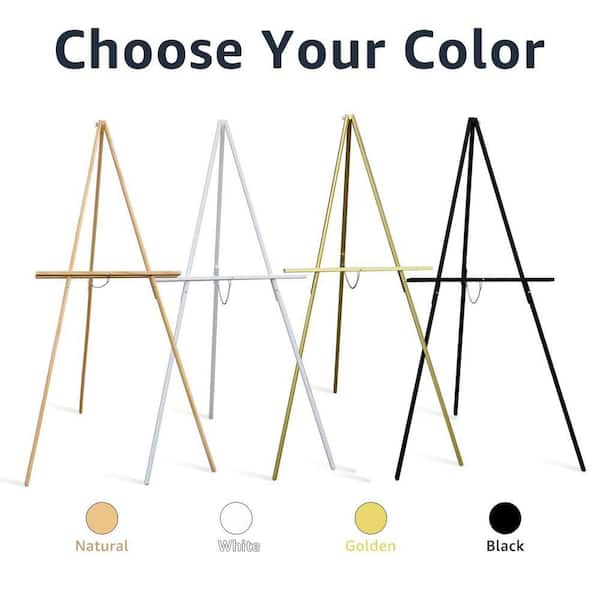 1-Pack Wooden Easel Stand Floor Display Tripod A-Frame for Sign