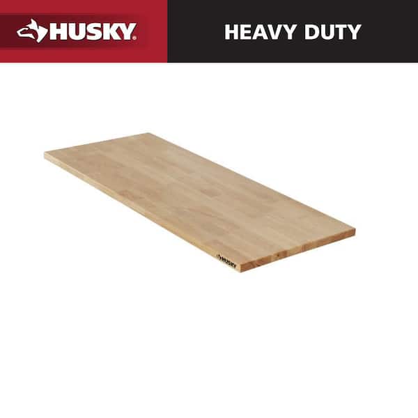 56 in. W x 23 in. D Solid Wood Work Surface for Heavy Duty Welded Steel Garage Storage System