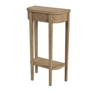 Wendell 18 in. x 31 in. H x 18 in. W x 9 in. D Beige Specialty Wood Console Table