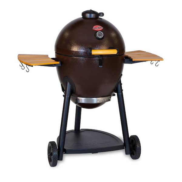 Char-Griller Akorn Kamado Kooker Charcoal Grill in Brown-DISCONTINUED