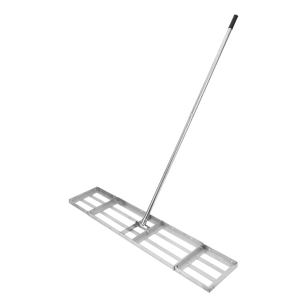 Garvee 48 in. x 10 in. Stainless Steel Handle Lawn Leveling Rake TYYPHO ...