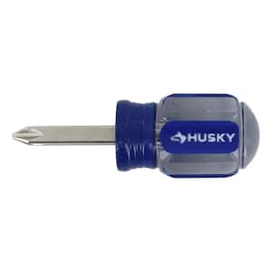 #2 x 1-1/2 in. Square Shaft Stubby Phillips Screwdriver with Butyrate Handle