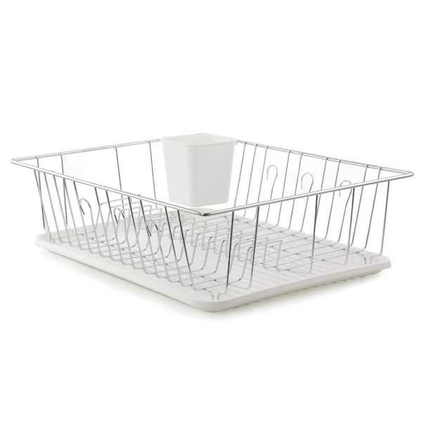 Better Chef White Countertop Dish Rack, Commercial Countertop Dish Drying Rack