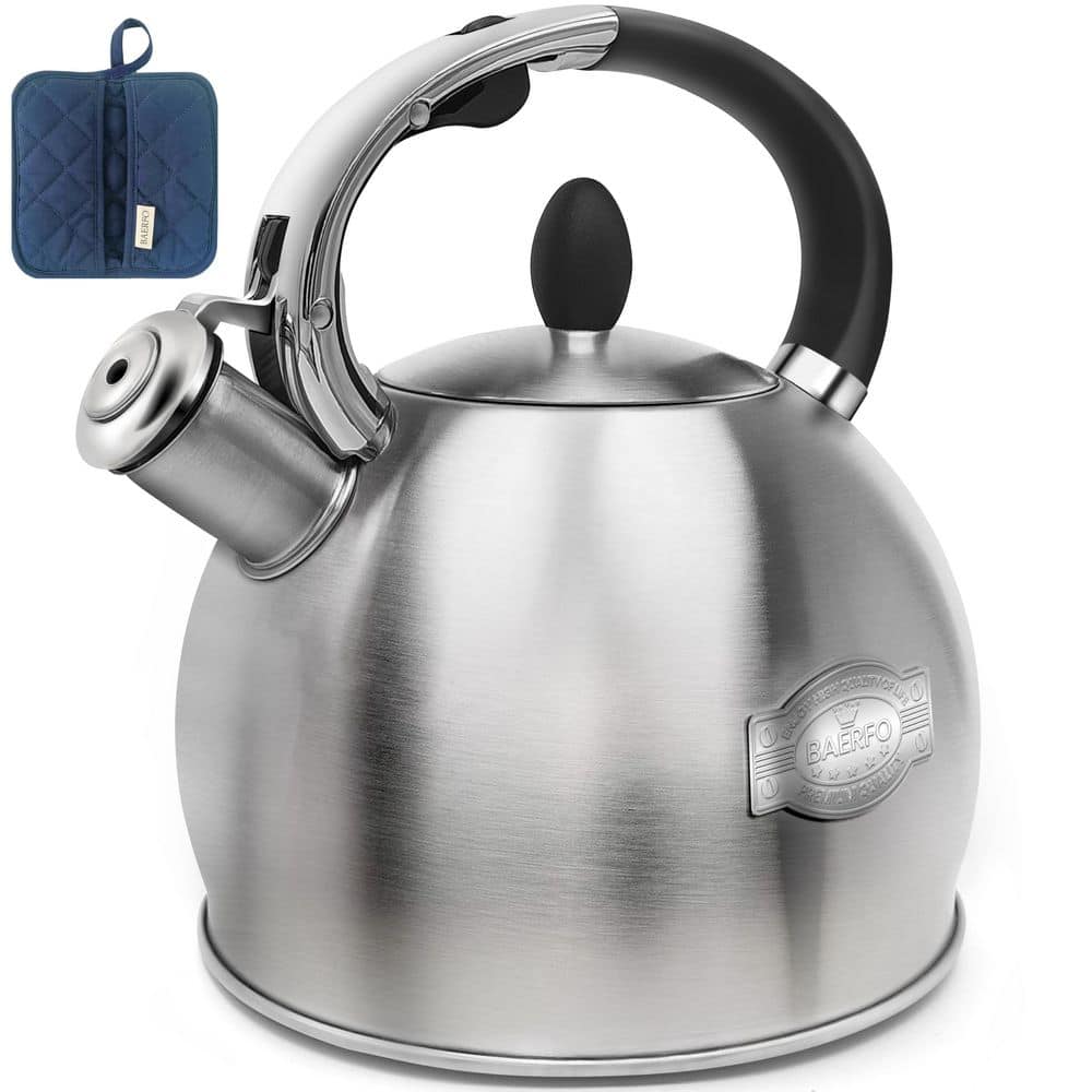 希少 INDUCTION CATCH typeM Gen.2 Numhew 2.6 qt. 10-Cup Stainless Steel Whistling Induction Stovetop