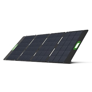 Foldable 200W Monocrystalline Portable Solar Panel for Electric Solar Generators, Water-Resistant IP67, Off-Grid