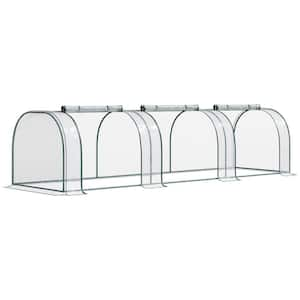 55.00 in. W x 19.75 in. D x 63.75 in. H Mini Greenhouse