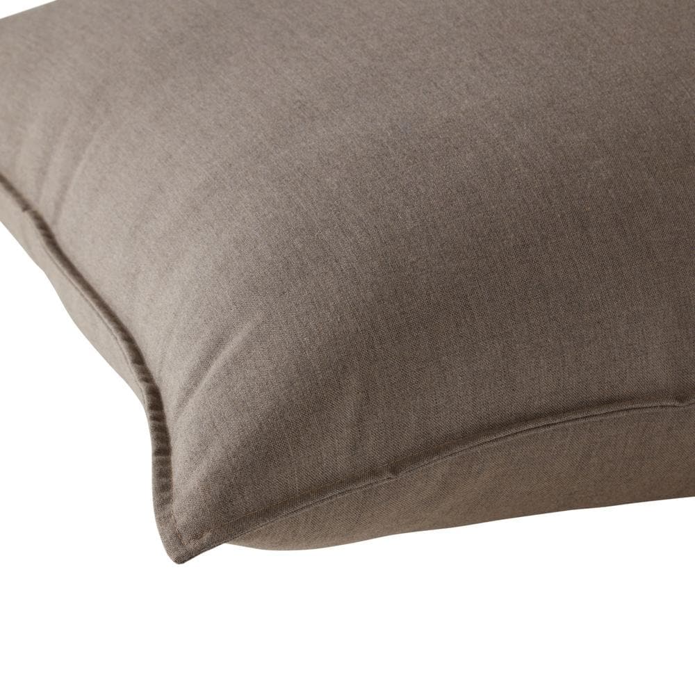 Sunbrella Cast Shale Two-Piece Foam Outdoor Chair Cushion Set