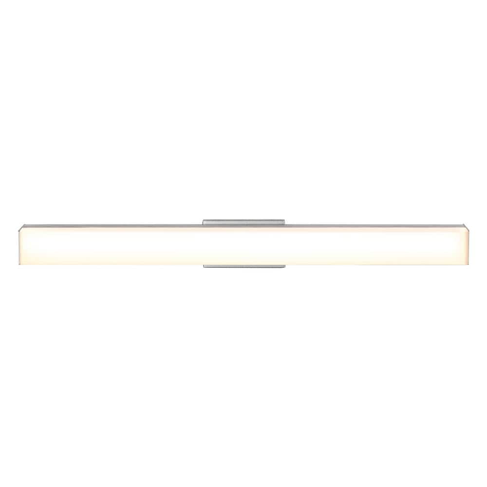 Sleek Procyon 24" Silver Dimmable LED Bathroom Vanity Light