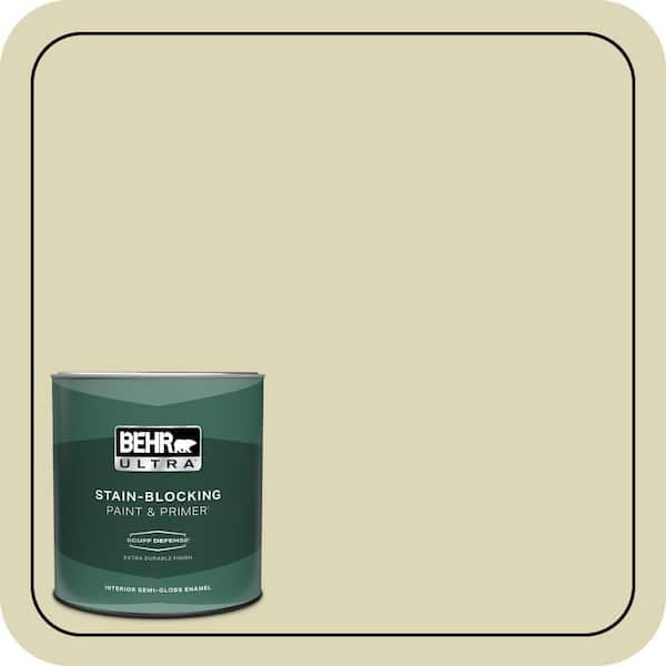 BEHR ULTRA 1 qt. #MQ3-14 Springday Extra Durable Semi-Gloss Enamel Interior Paint & Primer