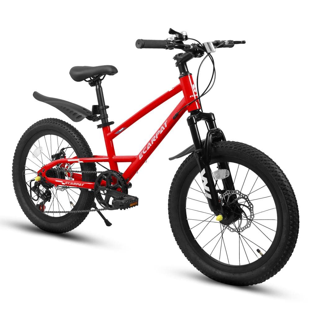 20 in. 7-Speed Mountain Kids Bike with Front Suspension for Boys