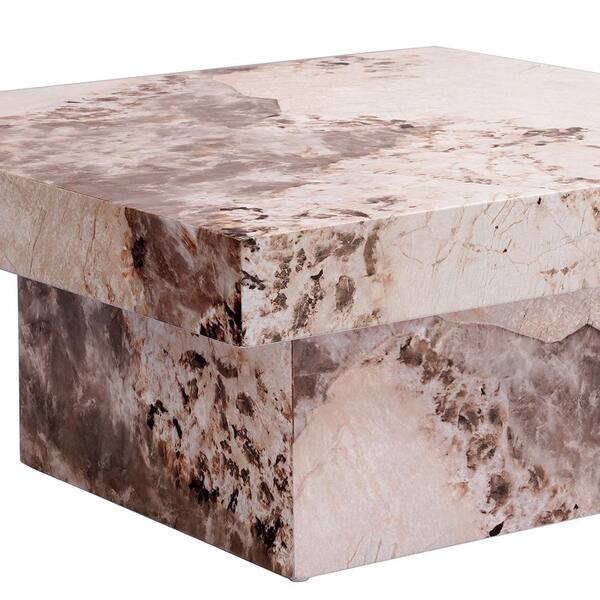 Acme Furniture Fultan 36 in. Engineered Stone Finish Square