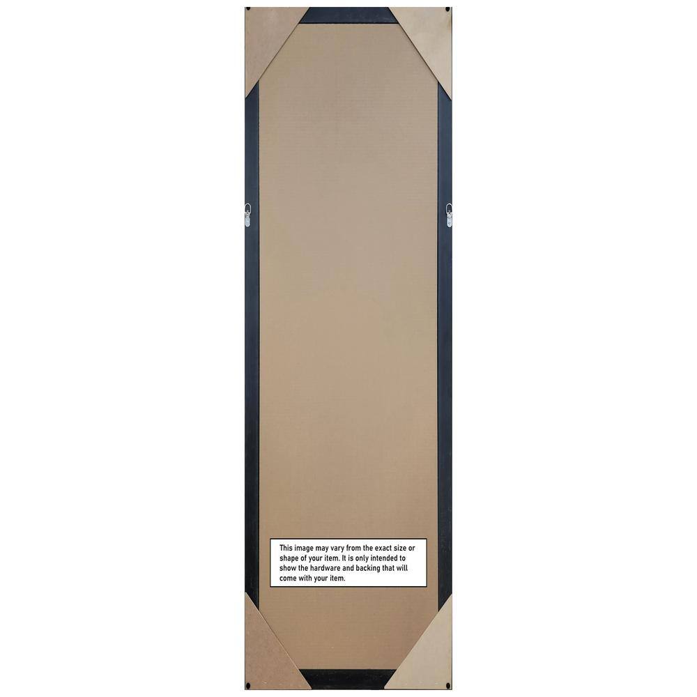20"x54" Non-Beveled Opera Wood Door Mirror, Wall-Mountable - Amanti Art