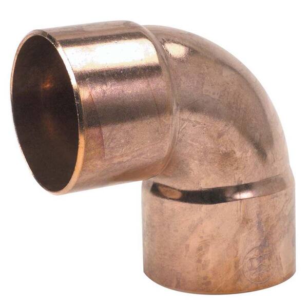 Photo 1 of 1 in. Copper Pressure 90-Degree Cup x Cup Elbow Fitting 7 count 